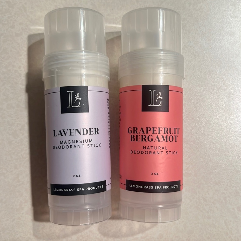 Lemongrass spa deodorants